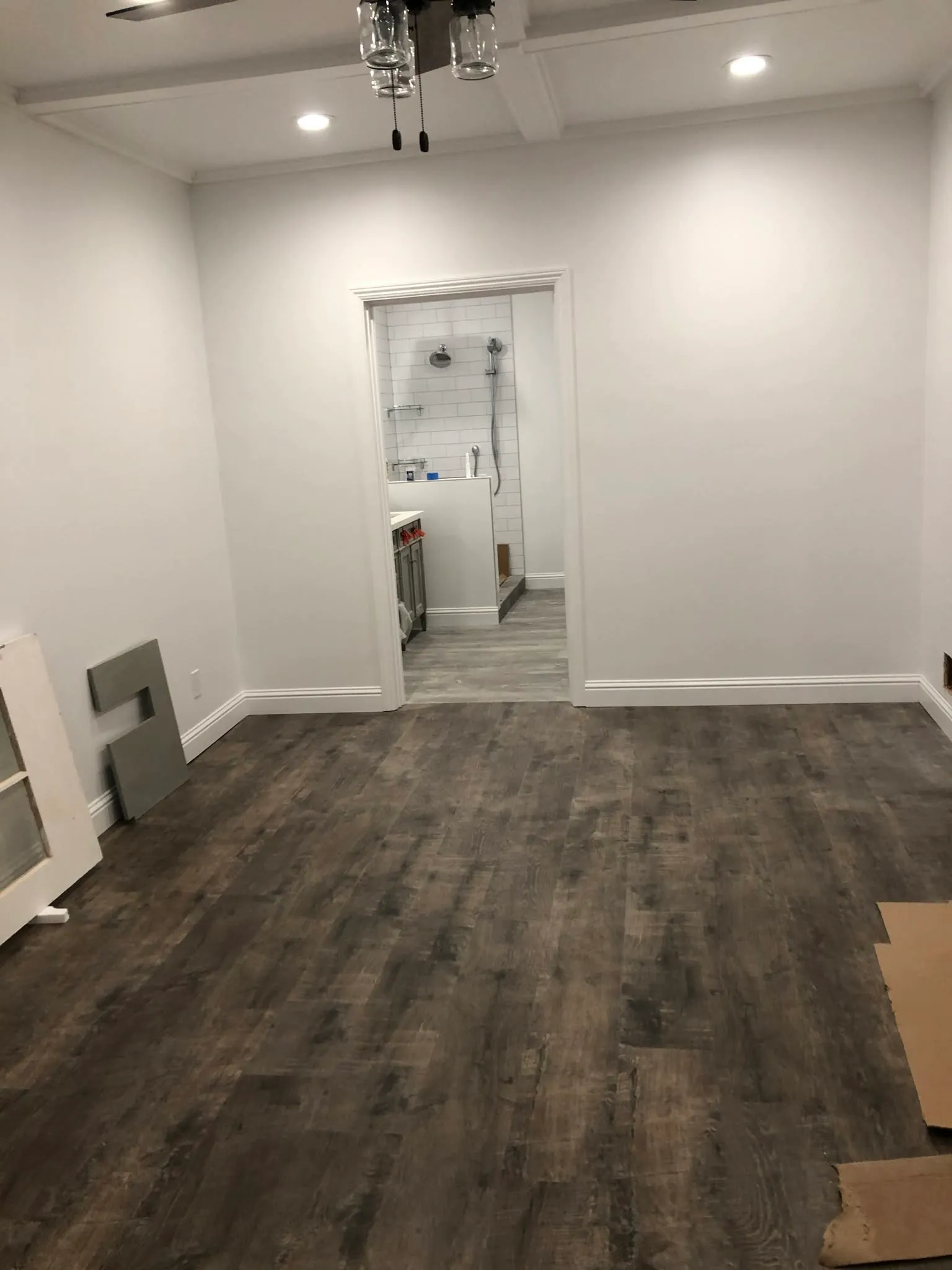 New vinyl plank flooring installed in a Vallejo home